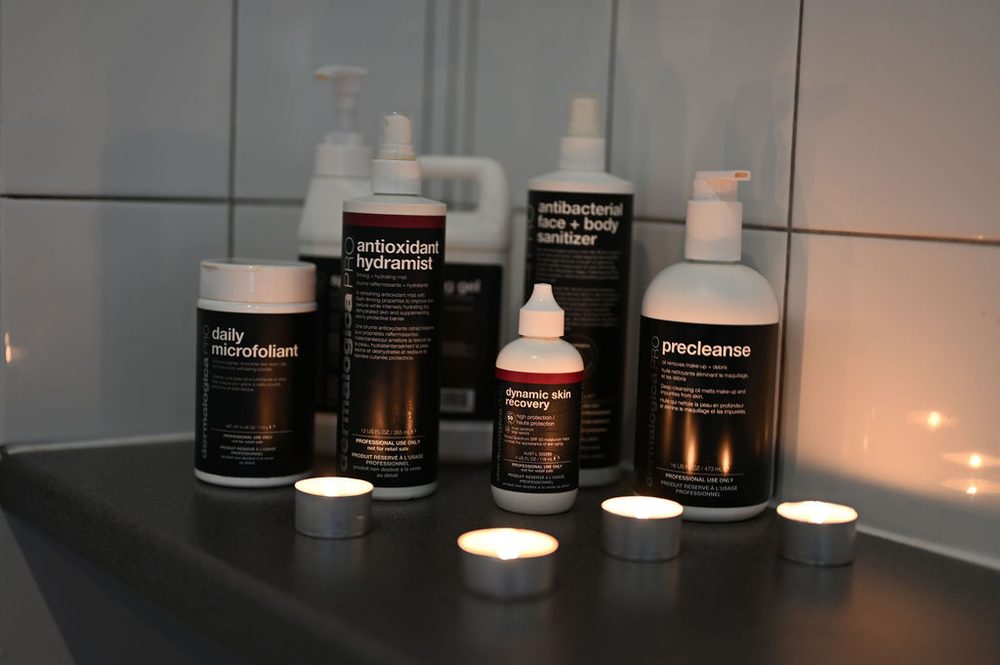 Dermalogica professional skincare products at The Gallery Day Spa